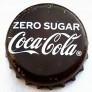 Kronkorken Coca-Cola Deutschland 2016 2010er schwarz Zero Sugar Coca Cola R