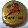 Kronkorken Zanolari Schweiz 1975 1970er gold Zanolari