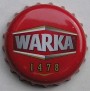 Kronkorken Warka Polen 2014 2010er rot WARKA 1478