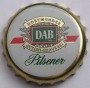 Kronkorken DAB Deutschland 2002 2000er weiß DAB Pilsener Dortmunder Actien Brauerei