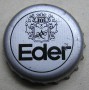 Kronkorken Eder Deutschland 1980 1980er silber Eder