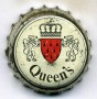 Kronkorken Queen`s Schweiz 1970 1970er weiß Queen`s