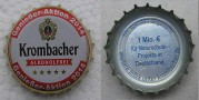 Kronkorken Krombacher Deutschland 2014 2010er weiß Krombacher Alkoholfrei Genießer-Aktion 2014