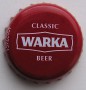 Kronkorken Warka Polen 2015 2010er rot WARKA CLASSIC BEER