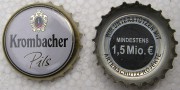 Kronkorken Krombacher Deutschland 2016 2010er weiß Krombacher Pils