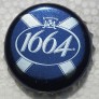 Kronkorken Kronenbourg 1664 Frankreich 2015 2010er blau 1664 Kronenbourg