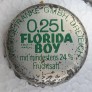 Kronkorken Florida Boy Deutschland 1970 1970er silber FLORIDA BOY 0,25l mit mindestens 24% Fruchtsaft Westgertänke GmbH Dreieich Hergestellt mit der Genehmigung der Florida international Furuchtsaft Getränke GmbH Offenbach
