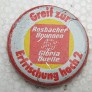 Kronkorken Gloria Quelle Deutschland 1977 1970er weiß Greif zur Erfrischung hoch 2 Rosbacher Brunnen Gloria Quelle Appel KG