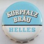 Kronkorken Kurpfalz Bräu Deutschland 2016 2010er blau Kurpfalz Bräu Helles