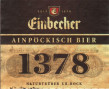 Ediketten Einbeck 1378 Ainpöckisch Deutschland Bier 01.2016 11.2016 7