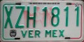 Nummernschilder / Kfz-Kennzeichen Mexiko 1999 1990er Veracruz