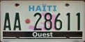 Nummernschilder / Kfz-Kennzeichen Haiti 2007 2000er
