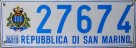 Nummernschilder / Kfz-Kennzeichen San Marino 1979 1970er