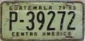 Nummernschilder / Kfz-Kennzeichen Guatemala 1979 1970er