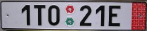 Nummernschilder / Kfz-Kennzeichen Tschechische Republik 2001 2000er