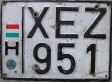 Nummernschilder / Kfz-Kennzeichen Ungarn 1990 1990er