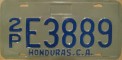 Nummernschilder / Kfz-Kennzeichen Honduras 1995 1990er