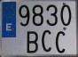 Nummernschilder / Kfz-Kennzeichen Spanien 2000 2000er