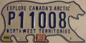 Nummernschilder / Kfz-Kennzeichen Kanada 1991 1990er Northwest Territories