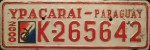 Nummernschilder / Kfz-Kennzeichen Paraguay 2000 2000er Ypacarai
