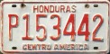 Nummernschilder / Kfz-Kennzeichen Honduras 1986 1980er