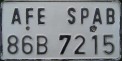 Nummernschilder / Kfz-Kennzeichen Europa 1986 1980er