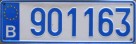 Nummernschilder / Kfz-Kennzeichen Belgien 2001 2000er
