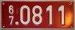 Nummernschilder / Kfz-Kennzeichen Belgien 1954 1950er