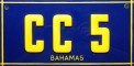 Nummernschilder / Kfz-Kennzeichen Bahamas 1976 1970er CC