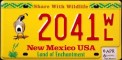 Nummernschilder / Kfz-Kennzeichen USA 2000 2000er New Mexico NM