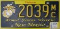 Nummernschilder / Kfz-Kennzeichen USA 1993 1990er New Mexico NM