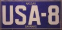 Nummernschilder / Kfz-Kennzeichen Bahamas 1976 1970er CD