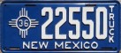 Nummernschilder / Kfz-Kennzeichen USA 1936 1930er New Mexico NM