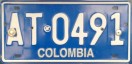 Nummernschilder / Kfz-Kennzeichen Kolumbien 2001 2000er