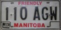 Nummernschilder / Kfz-Kennzeichen Kanada 1983 1980er Manitoba
