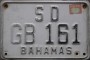 Nummernschilder / Kfz-Kennzeichen Bahamas 1976 1970er
