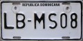 Nummernschilder / Kfz-Kennzeichen Dominikanische Republik 1996 1990er