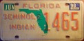 Nummernschilder / Kfz-Kennzeichen USA 1986 1980er Florida FL