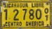 Nummernschilder / Kfz-Kennzeichen Nicaragua 1981 1980er