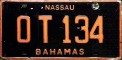 Nummernschilder / Kfz-Kennzeichen Bahamas 1976 1970er Nassau