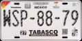 Nummernschilder / Kfz-Kennzeichen Mexiko 2014 2010er Tabasco