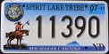 Nummernschilder / Kfz-Kennzeichen USA 2011 2010er North Dakota ND tribe