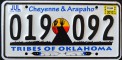 Nummernschilder / Kfz-Kennzeichen USA 1994 1990er Oklahoma OK tribe