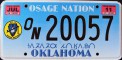 Nummernschilder / Kfz-Kennzeichen USA 2011 2010er Oklahoma OK tribe