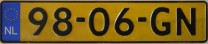 Nummernschilder / Kfz-Kennzeichen Niederlande 2000 2000er