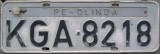 Nummernschilder / Kfz-Kennzeichen Brasilien 1990 1990er