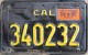 Nummernschilder / Kfz-Kennzeichen USA 1963 1960er California CA