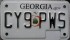 Nummernschilder / Kfz-Kennzeichen USA 2007 2000er Georgia GA