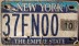 Nummernschilder / Kfz-Kennzeichen USA 2001 2000er New York NY