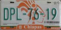 Nummernschilder / Kfz-Kennzeichen Mexiko 2009 2000er Chiapas